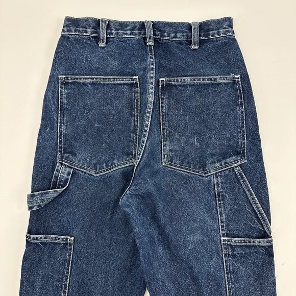 J. Galt Carpenter Straight Women's size S Dark Wash Blue Denim Jeans - Picture 4 of 4